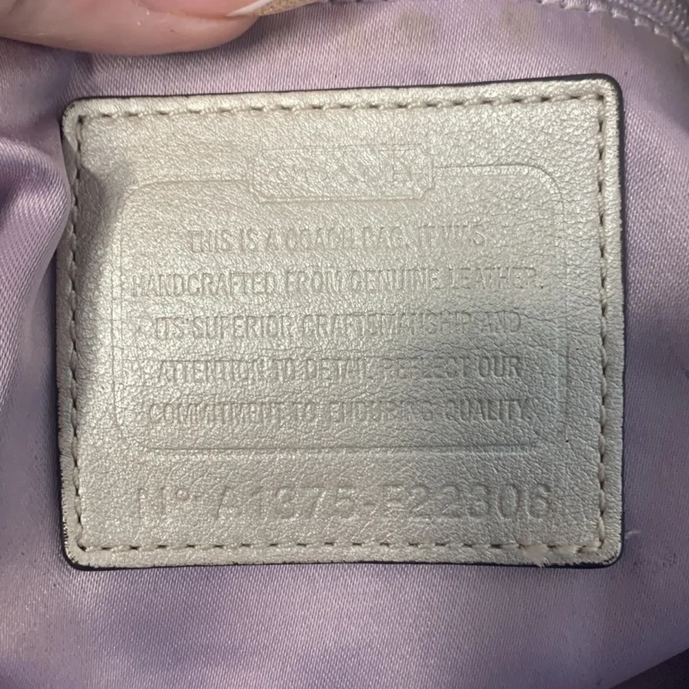 KRISTIN LEATHER HOBO (COACH F22306)